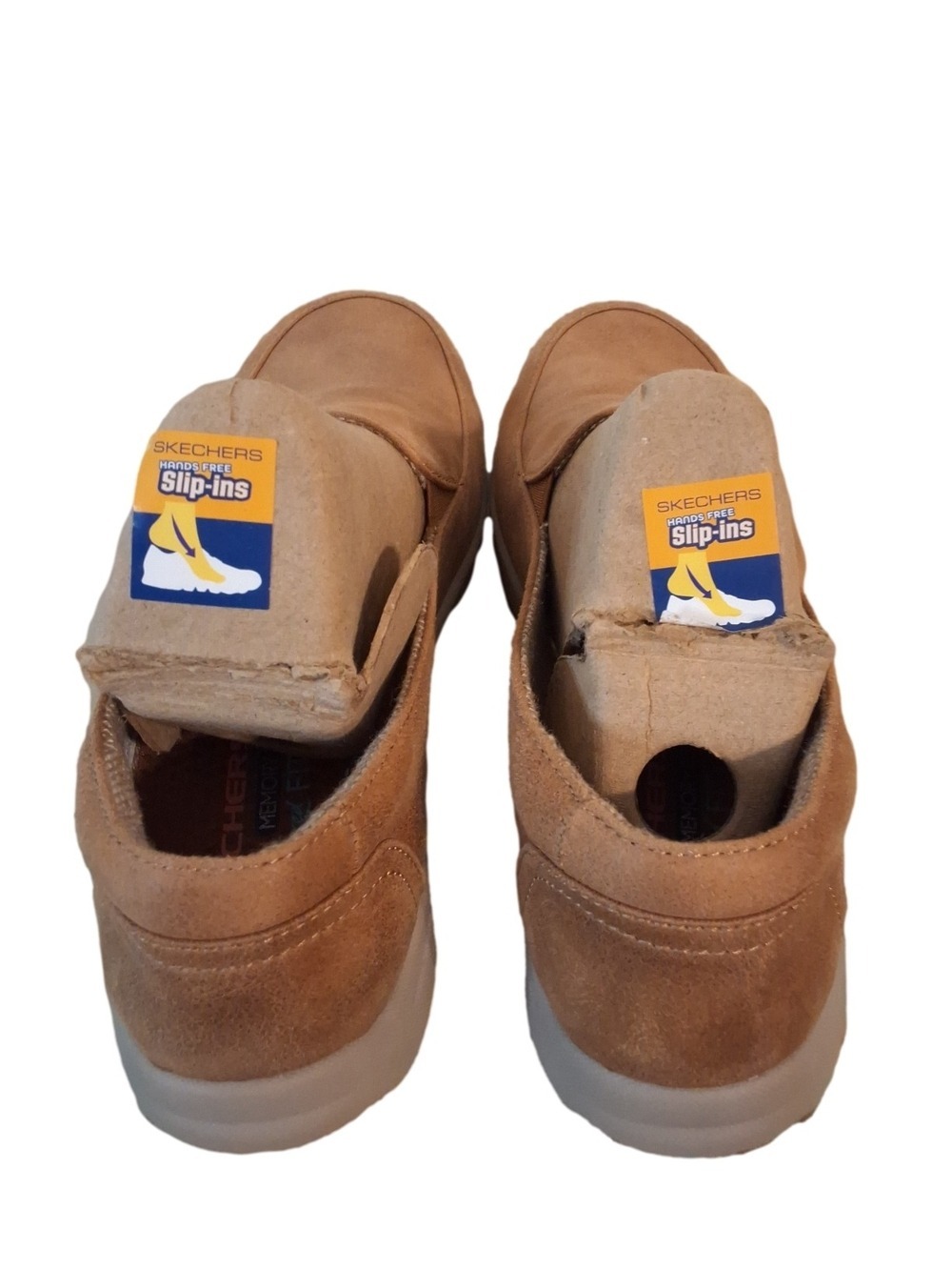 Skechers Reggae Fest Chestnut Hands Free Slip-ins Air-Cooled Memory Size 8 - Picture 4 of 9